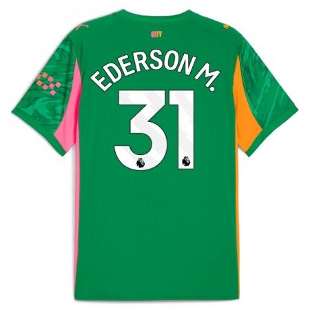 Manchester City Ederson M. 31 Målmand 2025-26 Grøn - Fodboldtrøjer (S/S)